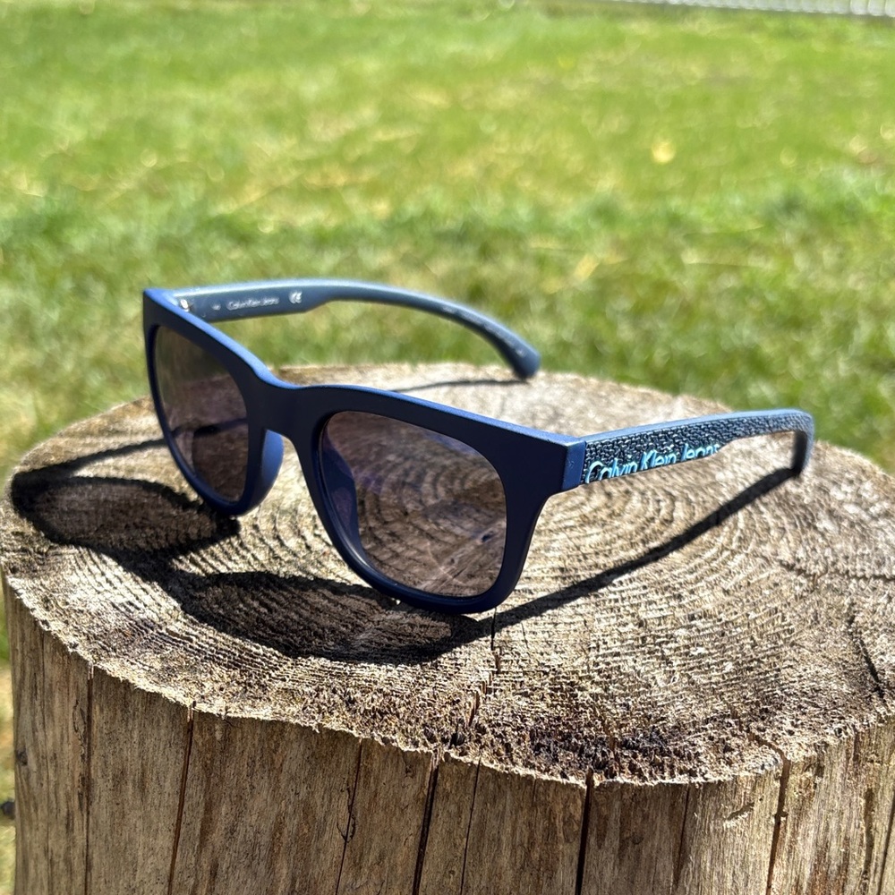Calvin Klein Navy Sunglasses